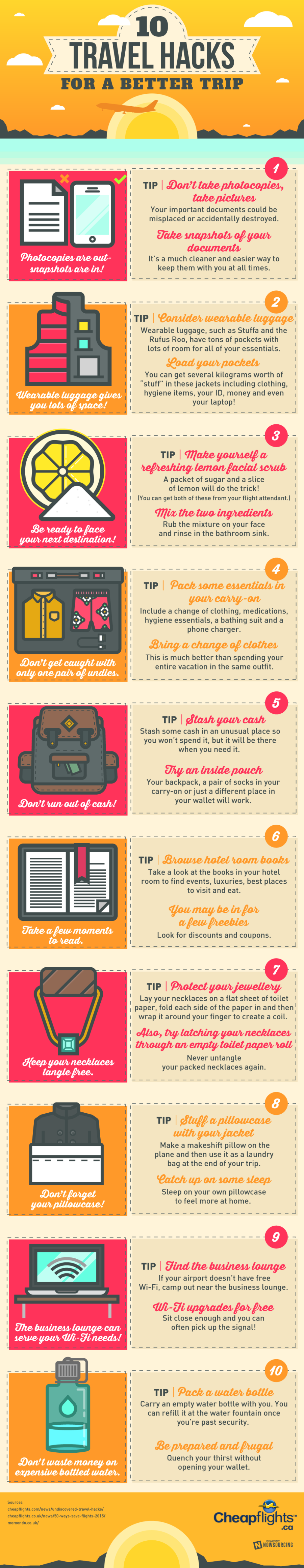 10 Travel Hacks For Your Next Vacation